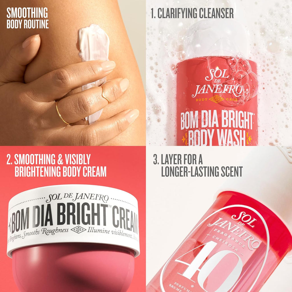 SOL DE JANEIRO Cheirosa Hair & Body Fragrance Mist Set - Full & Travel Size Duo | 8.1 & 3 fl oz
