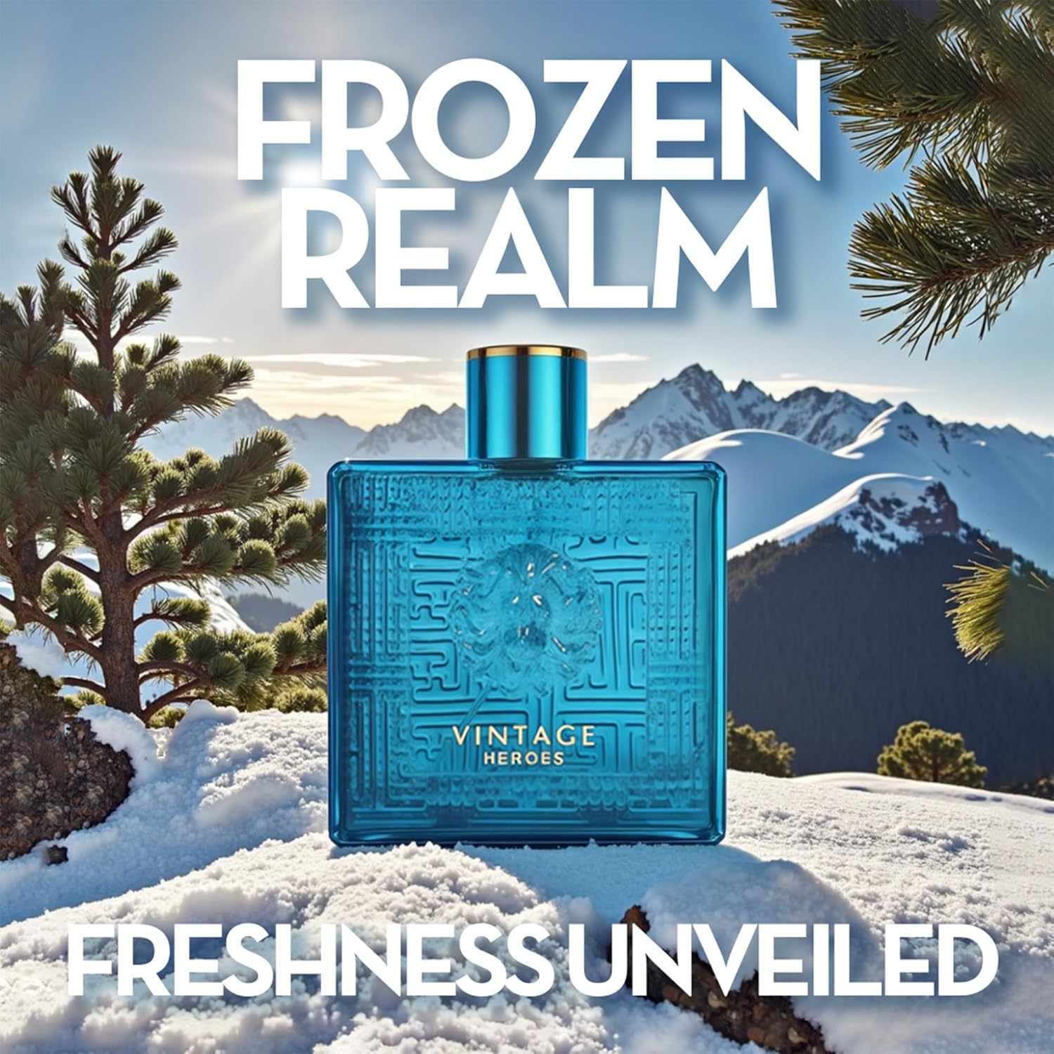 A CENTER Men's Cologne Gift Set - Luxury Fragrance Collection in Premium Presentation Box | Perfect Valentine's Day Gift | 4 x 3.4 FL oz