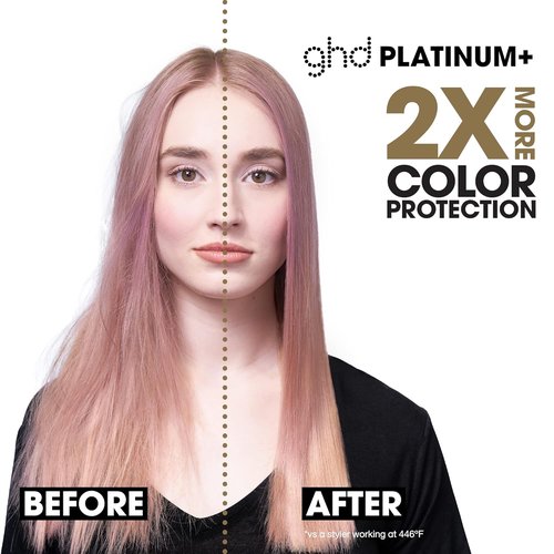 GHD Platinum+ Styler - 1" Professional Flat Iron Hair Straightener for Stronger, Shinier Hair