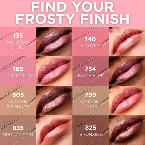L'Oreal Paris Colour Riche Satin Lipstick - Creamy Hydration with Argan Oil & Vitamin E | Ballerina Shoes, 1 Count