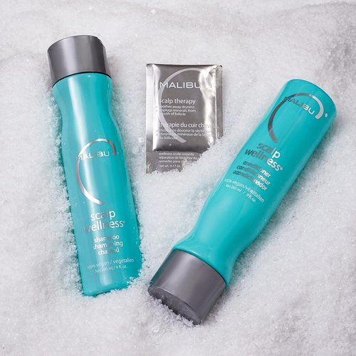 Malibu C Scalp Wellness Conditioner - Soothing Eucalyptus & Spearmint Formula | Sulfate-Free Moisturizer