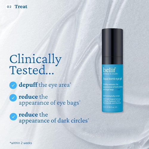 Belif Aqua Bomb Hydration Set - Korean Skin Care Gift for Mom | Includes SPF 45, Toner & Eye Serum
