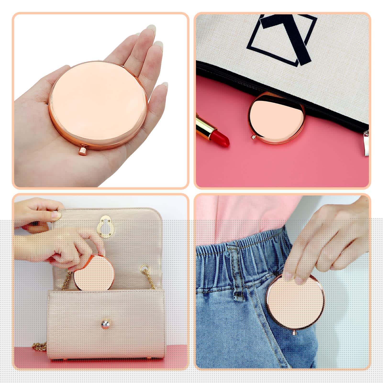 Sister Maid of Honor Gifts Bridesmaids Gifts Compact Makeup Mirror Sister Bridal Shower Gift Sister Friend Gifts Pocket Makeup Mirror Wedding Party Gifts for Bridesmaids Engagement Gift Compact Mirror