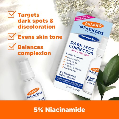 Palmer's Skin Success Fade Serum - Dark Spot Corrector with Vitamin E & Niacinamide | 1 Ounce for Even Skin Tone