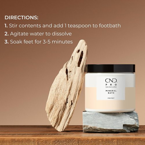 CND Pro Skincare | Exfoliating Sea Salt Scrub for Feet - Advanced Callus Remover & Intense Hydration | Vegan Formula