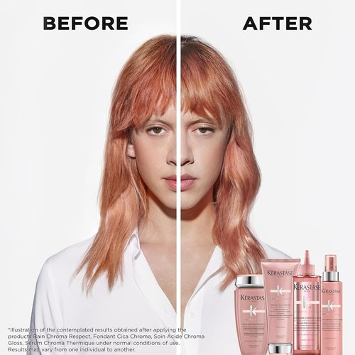 Kerastase Chroma Absolu Hair Serum - Moisturizes Color-Treated Hair with Anti-Frizz & Heat Protection