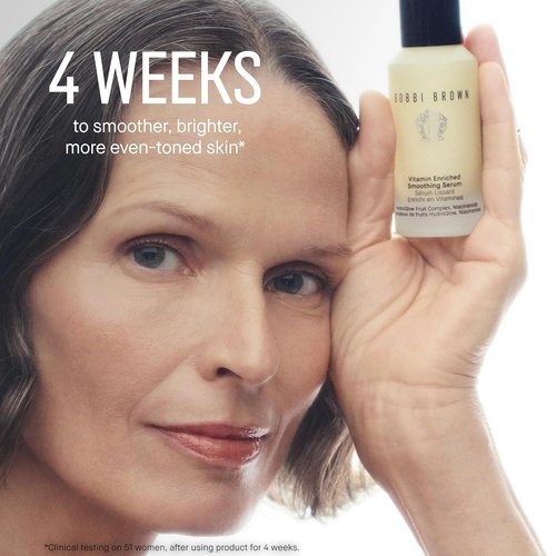 Bobbi Brown Vitamin Enriched Smoothing Serum - Hydrating Overnight Face Serum with Niacinamide & Vitamin C, 1 Fl Oz