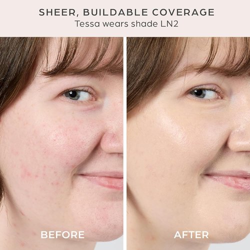 PÜR MINERALS Tinted Sunscreen - 4-in-1 SPF 50 Mineral Protection | Lightweight Facial Moisturizer & Primer