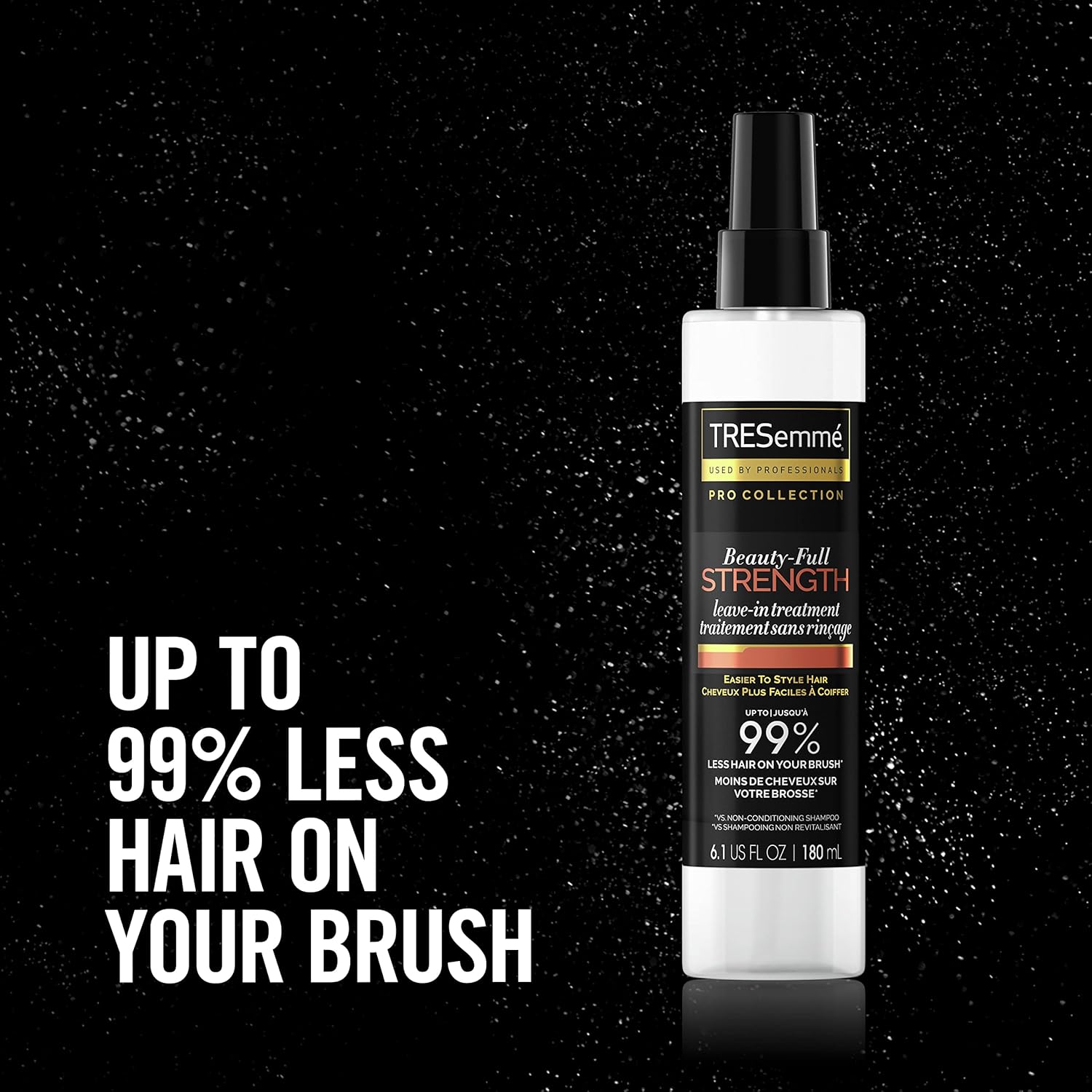 TRESemmé Pro Collection Leave-In Treatment for Fine Hair - Lightweight Formula to Reduce Breakage | 6.1 oz