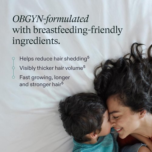 Nutrafol Postpartum Hair Growth Supplements - Clinically Tested for Thicker Hair | 2-Month Supply (Pack of 2)