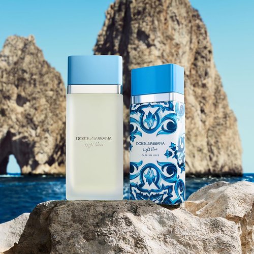 Dolce&Gabbana Light Blue Capri in Love - Women's Eau De Toilette Spray, 3.3 Fl Oz