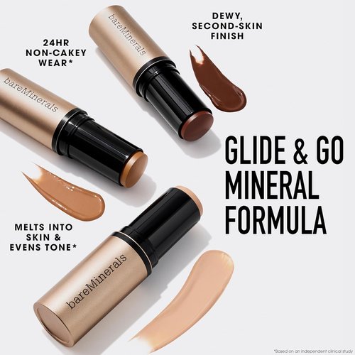 bareMinerals Complexion Rescue Skin Tint Stick - Lightweight, Buildable Coverage & 24HR Hydration | Vegan & Cruelty-Free