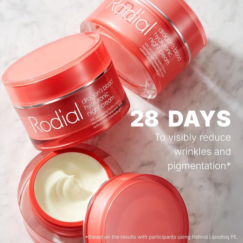 Rodial Dragon's Blood Night Cream - Hydrating Hyaluronic Formula | 1.7 Fl Oz