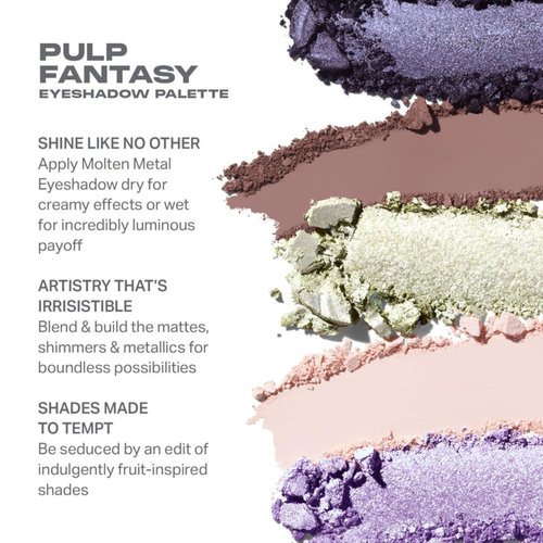 Morphe Pulp Fantasy Artistry Palette - Vibrant Foil-Effect Eyeshadow with Matte & Shimmer Finishes | 0.35 oz