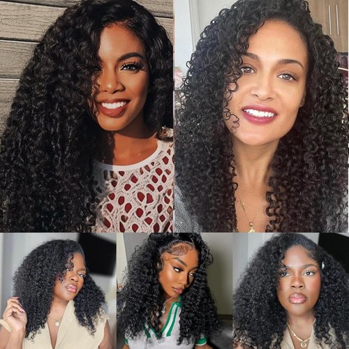 Burmese Curly Bundles Human Hair 20 Inch 12A Water Wave 1 Bundle 100% Unprocessed Quick Weave 3c4a Deep Wave Bundles with Spiral Curly End Real Human Hair Extensions Natural Black