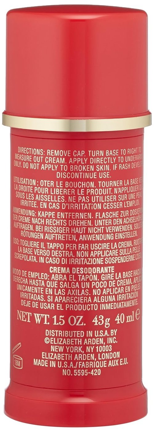 Elizabeth Arden Red Door Cream Deodorant - Long-Lasting Freshness | 1.5 oz