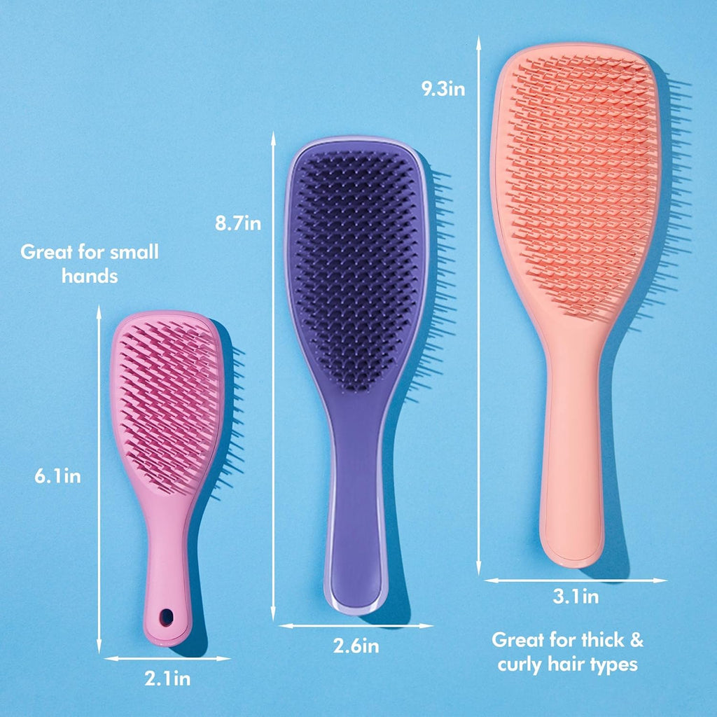 Tangle Teezer Ultimate Detangler Brush Duo - Effortlessly Eliminate Knots & Reduce Breakage | Rosebud & Lilac Purple
