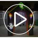 9 Ft Tall LED Lighted Halloween Inflatable Haunted Castle