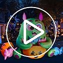 Halloween Inflatable Monster with Candies - 5 Ft Outdoor Yard Decor with Built-in LEDs