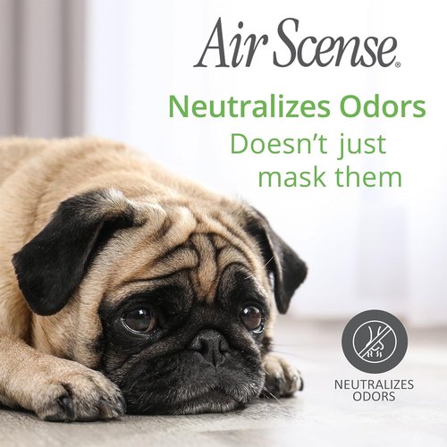 Air Scense Air Freshener | Natural Orange Deodorizer Spray for Home & Bathroom - 7 fl oz (2-Pack)