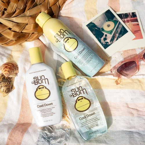 Sun Bum Aloe Vera Lotion - Vegan After Sun Care with Cocoa Butter for Soothing Hydration - Travel Size 3 oz