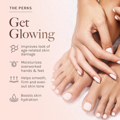 Reserveage Nutrition Hydrating Hand & Foot Cream - Pro-Collagen Booster & Copper Peptides, 2.5 oz | Moisturizes & Rehydrates