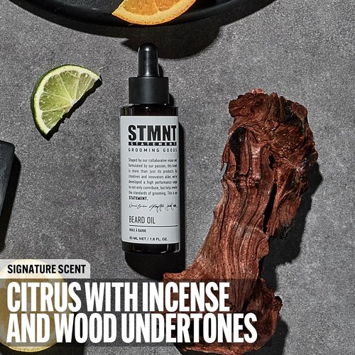 STMNT Grooming Goods Beard Oil - 1.6 Oz | Moisturizing Formula with Natural Oils, Silicone-Free