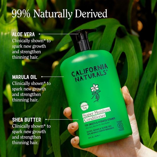 California Naturals Super Moisture Conditioner - Hydrating Formula for Damaged Hair | 20 fl oz, Vegan & Cruelty-Free