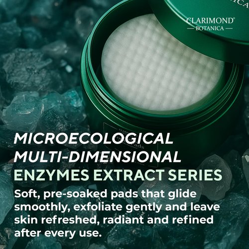 50 Count Pore Refining Toner Pads – Glowing Facial Toning w/Niacinamide, Fermented Botanicals & Soluble Enzymes – Hydrating Facial Pads for Daily Use, Smooth Skin Texture, All Skin Types, 4 fl oz