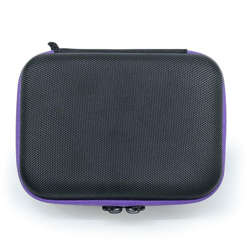 AFMNQZ Essential Oils Case Glass Bottle Hard Round Carrying Case Storage Bag for 5ml 10ml Roller Bottles Spray Bottle Oil Vial Bottles