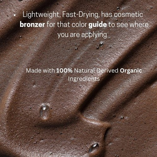 Chocolate Glaze Self-Tanning Mousse - Streak-Free, Non-Sticky Foam | Instant Dark Chocolate Glow for Face & Body
