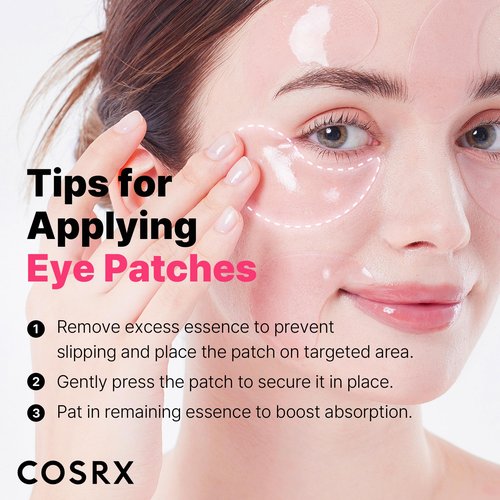 COSRX Limited Pink Edition Pink Peptides Collagen Hydrogel Eye Patch – Valentine’s Day Gifts for Girls and Women, Under Eye Mask for Puffy Eyes and Dark Circles, 60 Patches, Korean Skin Care