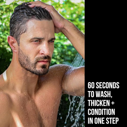 Skiennix 2-in-1 Men's Shampoo and Conditioner - Biotin Hair Thickening Formula - SLS-Free & Paraben-Free