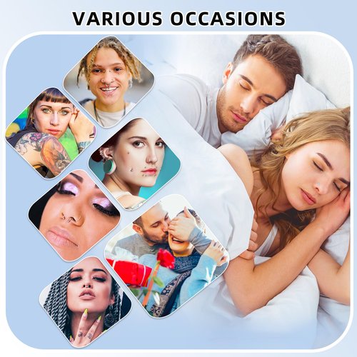 TKKUY 110Pcs Piercing Kit for all Body Piercings with Piercing Tools for Eyebrow Nose Ear Septum Belly Button Lip Tongue Cartilage and More with 12G 14G 16G 20G Piercing Needles
