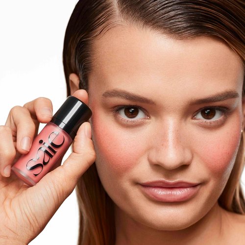 Saie Dew Liquid Blush - Hydrating Cream Blush Stick for a Natural Flush | Buildable & Blendable Tint - Sweetie (.40 oz)