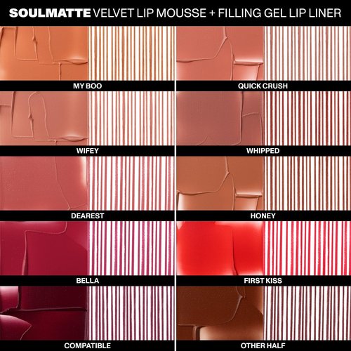 MORPHE Soulmatte Gel Lip Liner - Creamy Matte Formula for Long-Lasting Definition - Wifey (0.007 oz)