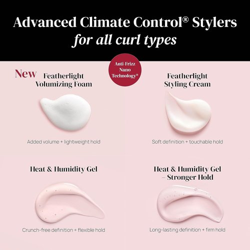 Ouidad Advanced Climate Control Gel - Stronger Hold for Curly Hair | Crunch-Free, Frizz-Fighting, Moisture Locking, Sulfate & Silicone-Free