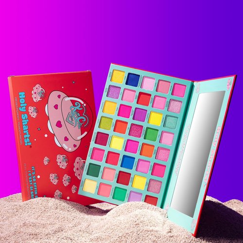 KimChiChic Beauty Holy Sharts Eyeshadow Palette - Bright Colors, Blendable, Long Lasting, Cruelty Free, Multicolor, It’s So Effin Bright 40 Color