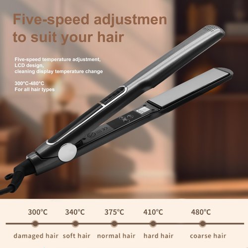 Iron Hair Straightener for Women,Small Flat Iron straightening Iron(EU Plug)