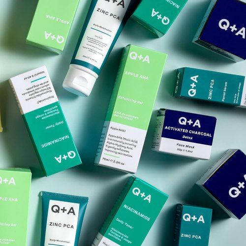 Q+A Zinc PCA Daily Moisturizer - Hydrating Face Cream for Oily Skin | Niacinamide & Ginseng, 75ml