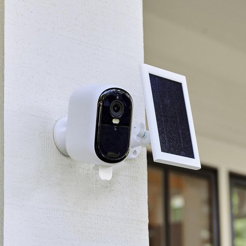 Arlo Essential Solar Panel Charger - Certified Accessory for Essential Outdoor Cameras | White - VMA6600