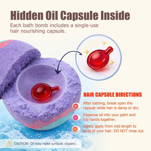 Kean Beauty 6 Pcs Jumbo Size Bath Bombs Set – 7oz Extra Large Handmade Bubble Bath Bombs, Colorful Fizzy Bath Balls with Essential Oils, Spa Self Care Gift for Valentine’s Day
