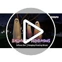 Halloween Ghost String Lights 3-Piece Outdoor Indoor Decor with 8 Lighting Modes