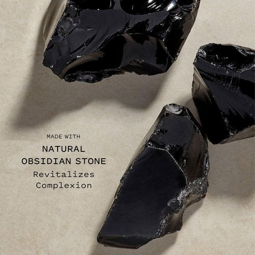 Keys Soulcare Obsidian Facial Roller, Handcrafted Stone, Promotes Tranquility, Energizes & Revitalizes Skin Texture & Tone, Vegan, Cruelty Free