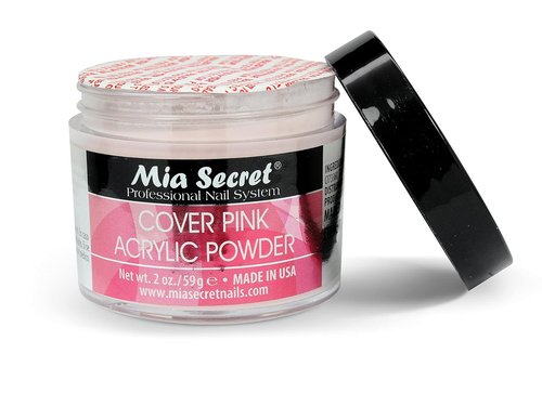 Mia Secret Cover Pink Acrylic Powder - Easy Application & Smooth Finish - 2 Ounce