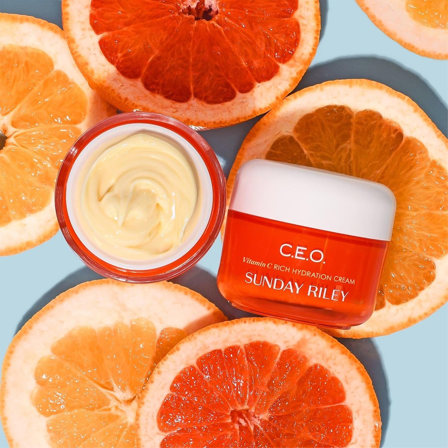 Sunday Riley C.E.O. Vitamin C Rich Hydration Cream - Brightening Face Moisturizer 1.7 oz