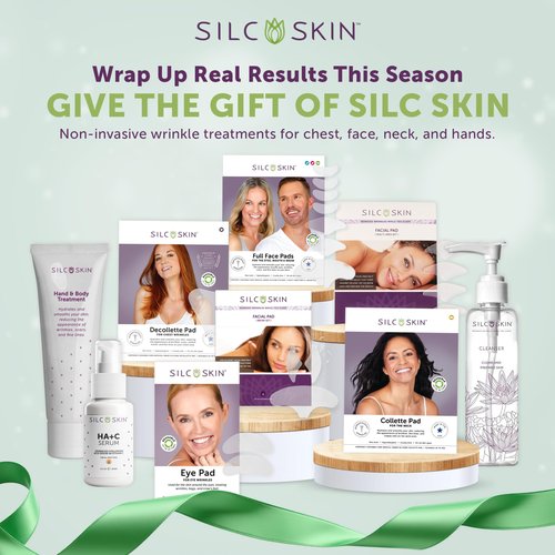 Silc Skin Silicone Eye Pads Reusable Overnight Eye Patches, Medical Grade Silicone For Fine Lines And Puffiness, Eye Mask Holiday Beauty Gift For Her, 60 Day Supply