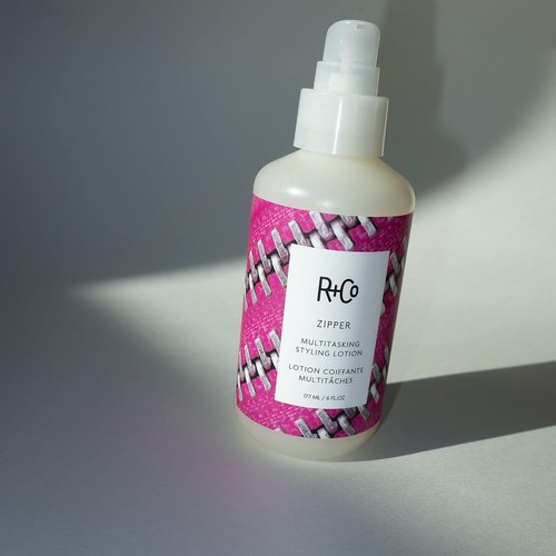 R+Co Zipper Multitasking Styling Lotion - Frizz Control & Shine for All Hair Types | Vegan & Cruelty-Free