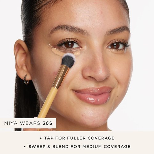 Tarte Concealer Paw Brush - Effortless Application for Dark Circles & Discoloration | Vegan & Cruelty-Free