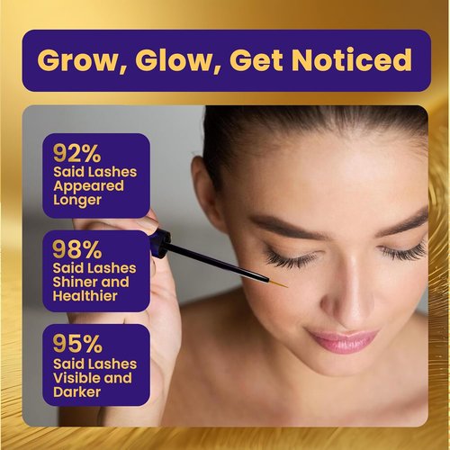 Skiennix Eyelash Growth Serum - Prostaglandin-Free Formula for Thicker, Fuller Lashes | Vegan & Cruelty-Free, 3ml
